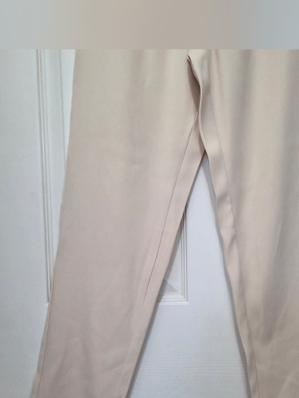 Women Pleated Cream Slim Fit Dress Pants Trousers Sz Xs Elegant Office Business - Picture 6 of 12